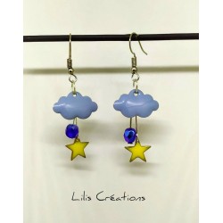 Boucles d'oreilles "Nuage"...